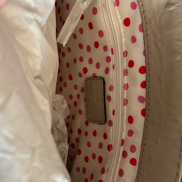 Kate Spade NEW w/tags and wrapping. Quinn/WKRU 1889/Wellesley Ostrich/Sidewalk - Picture 6 of 12